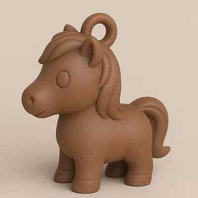 Móc Khóa Hình Ngựa Đơn Giản