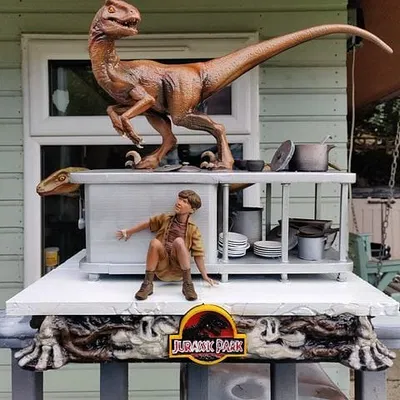 Mô hình Cảnh Sát Bếp Jurassic Park để in 3D