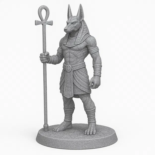 Mô Hình 3D Thần Anubis - Image 1
