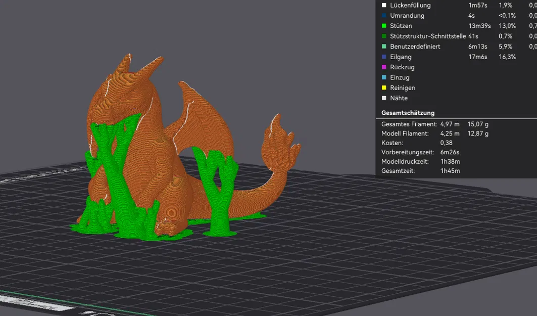 Mô hình Pokemon Glurak - Image 3