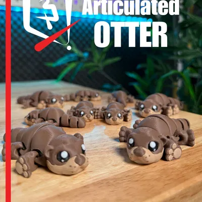 Rái Cá Khớp Nối – Thú Cưng Để Bàn In 3D