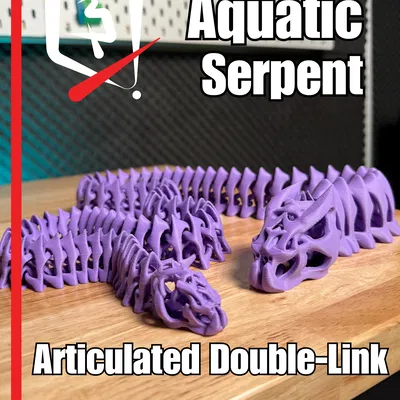 Rắn Biển – Mẫu In 3D Khớp Nối Kép Articulated