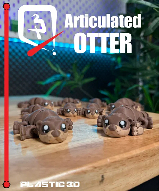 Rái Cá Khớp Nối – Thú Cưng Để Bàn In 3D - Image 4