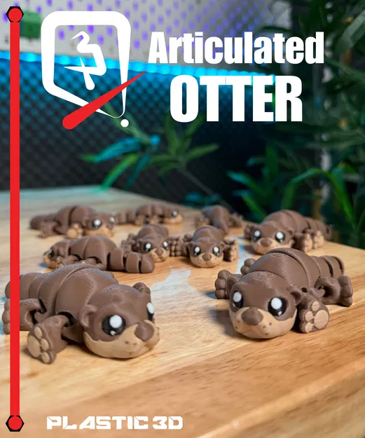 Rái Cá Khớp Nối – Thú Cưng Để Bàn In 3D - Image 5