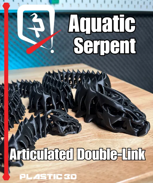 Rắn Biển – Mẫu In 3D Khớp Nối Kép Articulated - Image 5
