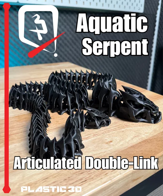 Rắn Biển – Mẫu In 3D Khớp Nối Kép Articulated - Image 6