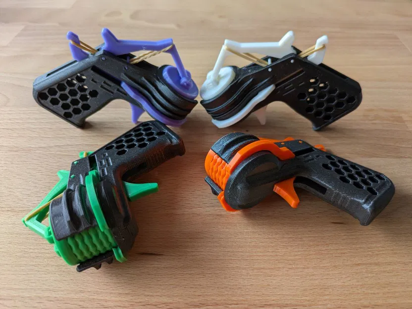 6-shot disc shooter cải tiến cần gạt - Image 1