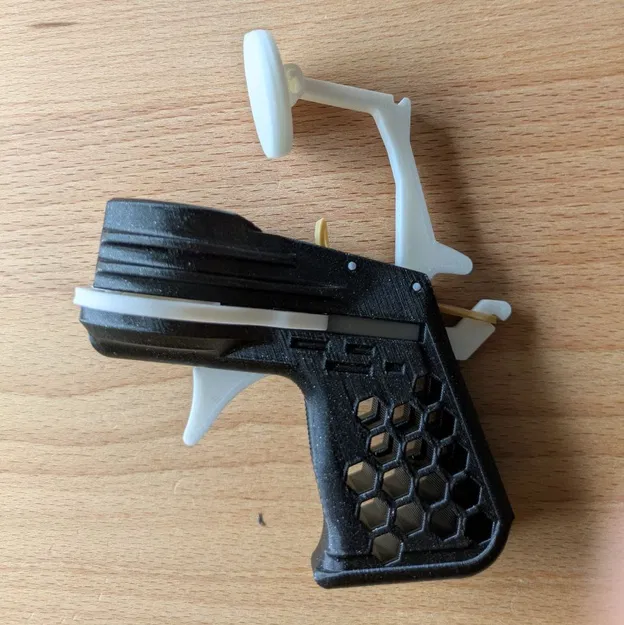 6-shot disc shooter cải tiến cần gạt - Image 3