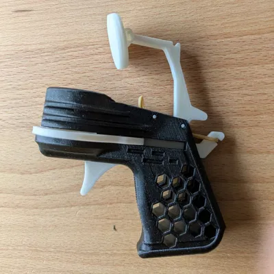 6-shot disc shooter cải tiến cần gạt