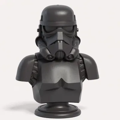 Bức Tượng Bán Thân Stormtrooper Chân Thực