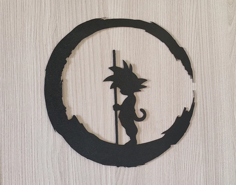 Mô hình 2D Son Goku Dragon Ball Trang Trí Nhà Cửa - Image 1
