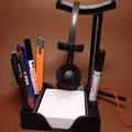 Bộ Tổ Chức Văn Phòng có Hộp Ghi Chú, Giá Đỡ Bút & Giá Đỡ Tai Nghe điều chỉnh được - Thumbnail 1