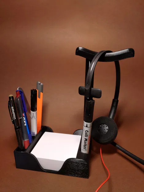 Bộ Tổ Chức Văn Phòng có Hộp Ghi Chú, Giá Đỡ Bút & Giá Đỡ Tai Nghe điều chỉnh được - Image 4