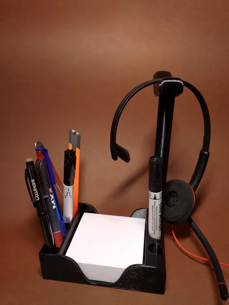 Bộ Tổ Chức Văn Phòng có Hộp Ghi Chú, Giá Đỡ Bút & Giá Đỡ Tai Nghe điều chỉnh được - Image 5