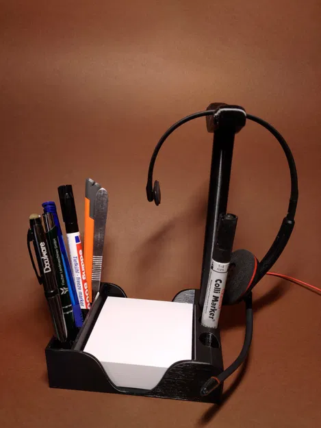 Bộ Tổ Chức Văn Phòng có Hộp Ghi Chú, Giá Đỡ Bút & Giá Đỡ Tai Nghe điều chỉnh được - Image 7