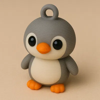 Móc Khóa Chim Cánh Cụt Dễ Thương