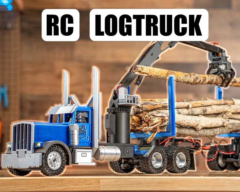RC LogTruck In 3D Tự Chế - Image 1