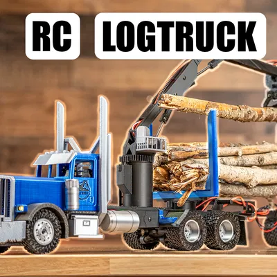 RC LogTruck In 3D Tự Chế