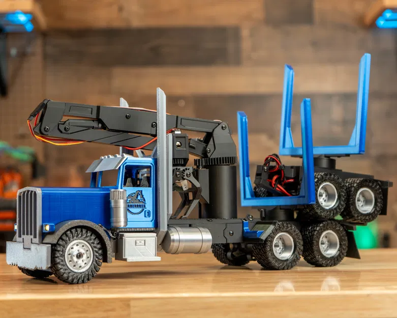 RC LogTruck In 3D Tự Chế - Image 3