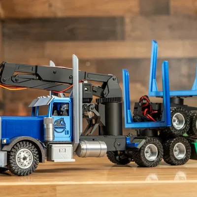 RC LogTruck In 3D Tự Chế