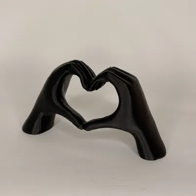 Mẫu in 3D Bàn Tay Trái Tim