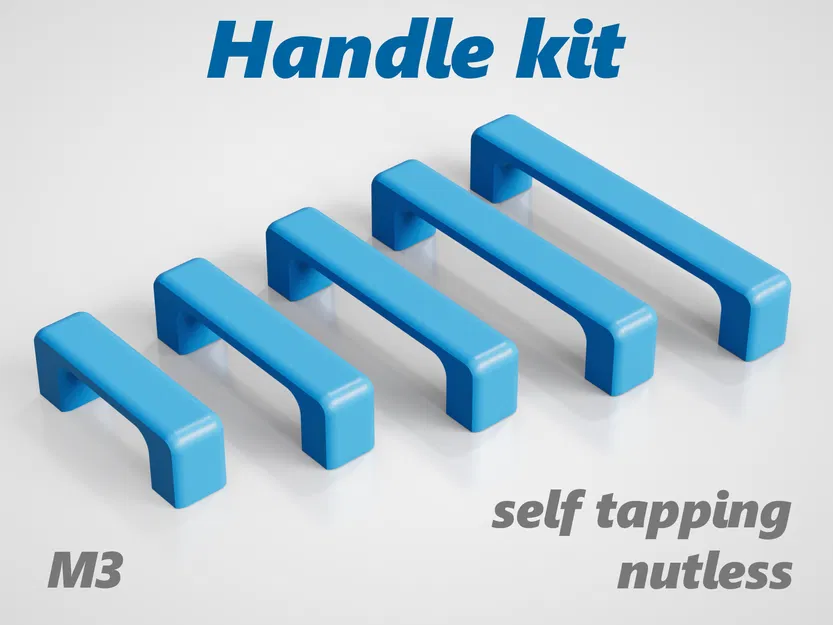 Bộ Tay Nắm – M3 / Tự Khoan (Không Đai Ốc) - Image 1