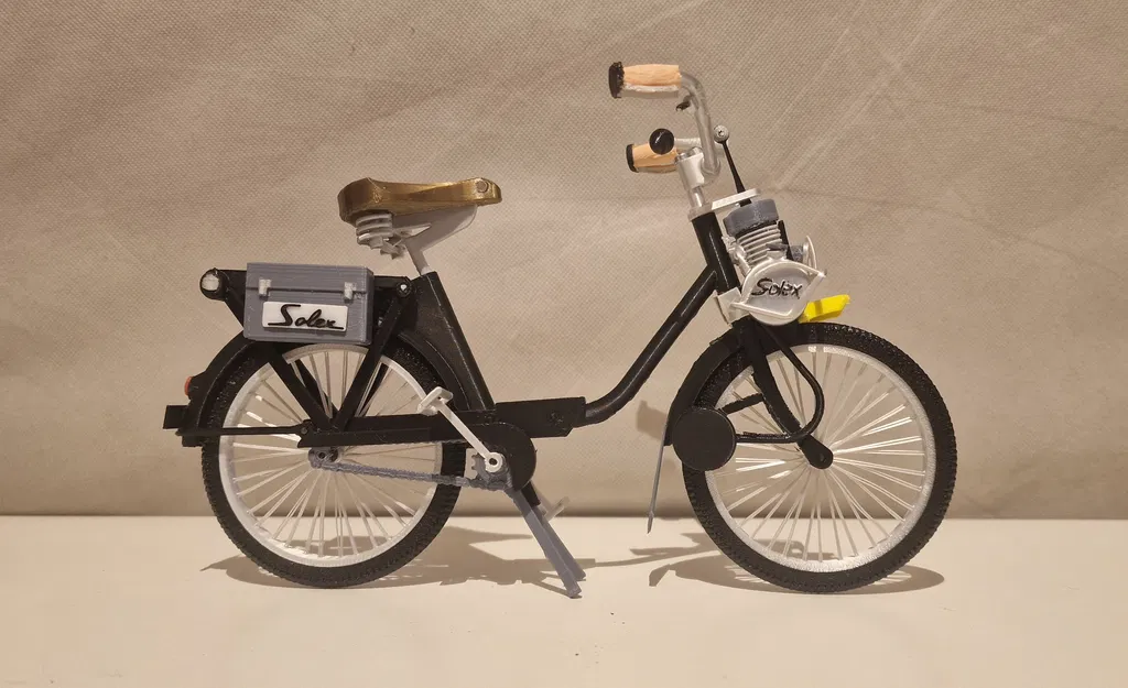 Mô hình Velo Solex 2200 1960 tỉ lệ 1:8 của Ed van der Heijden - Image 6