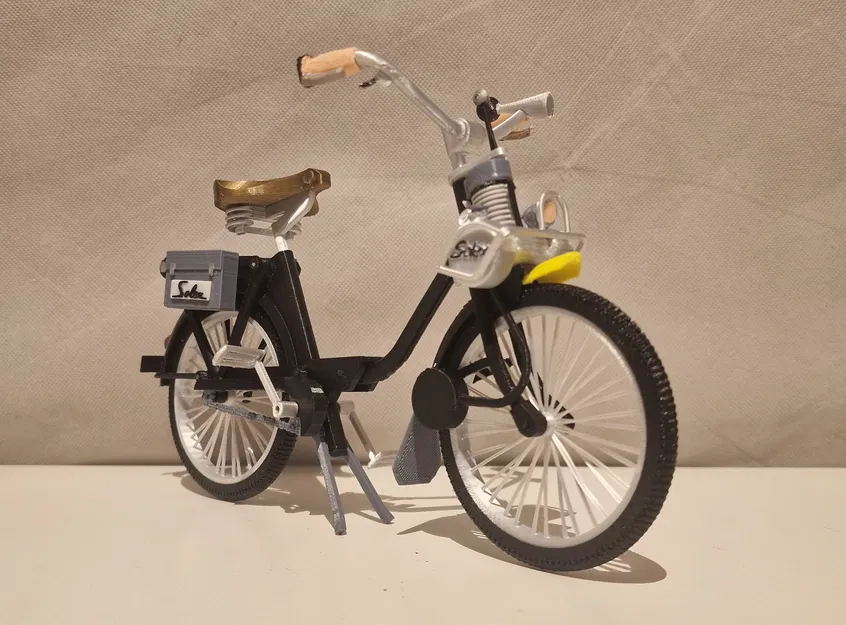 Mô hình Velo Solex 2200 1960 tỉ lệ 1:8 của Ed van der Heijden - Image 11