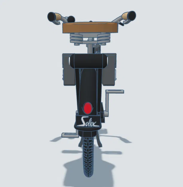 Mô hình Velo Solex 2200 1960 tỉ lệ 1:8 của Ed van der Heijden - Image 17