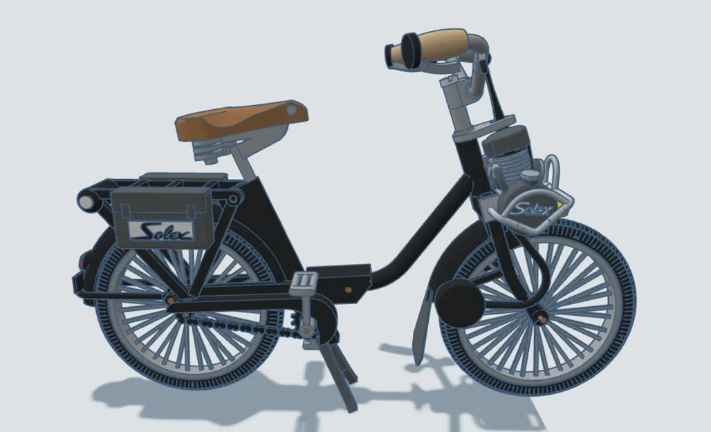 Mô hình Velo Solex 2200 1960 tỉ lệ 1:8 của Ed van der Heijden - Image 22