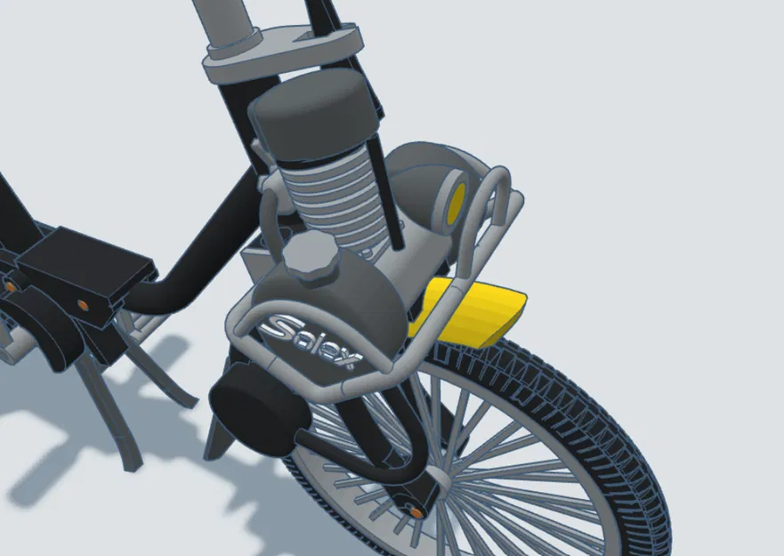 Mô hình Velo Solex 2200 1960 tỉ lệ 1:8 của Ed van der Heijden - Image 23