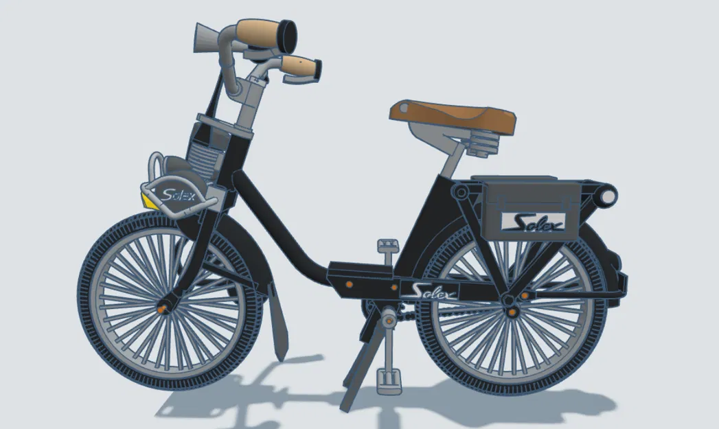 Mô hình Velo Solex 2200 1960 tỉ lệ 1:8 của Ed van der Heijden - Image 24