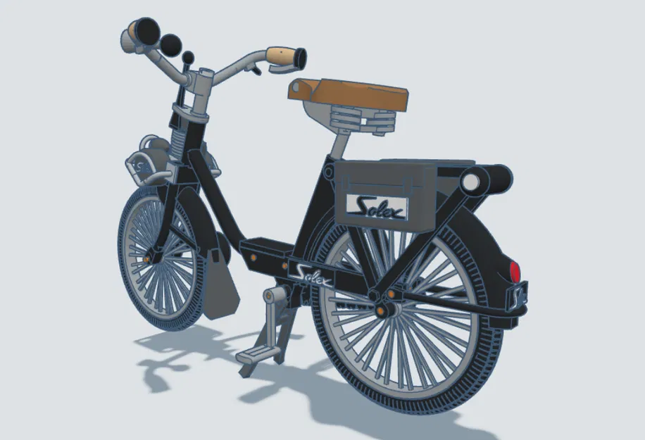 Mô hình Velo Solex 2200 1960 tỉ lệ 1:8 của Ed van der Heijden - Image 25