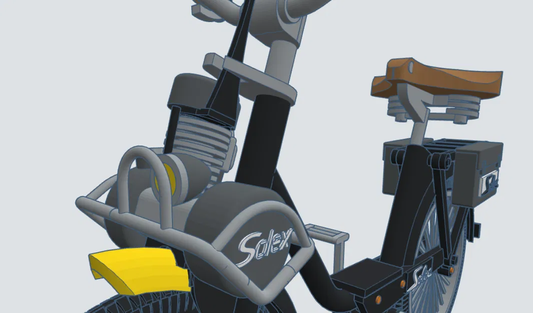 Mô hình Velo Solex 2200 1960 tỉ lệ 1:8 của Ed van der Heijden - Image 27