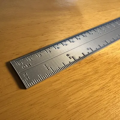 Thước Đo Đầy Đủ Tỷ Lệ - 1 Foot, 12 Inch, 30 cm