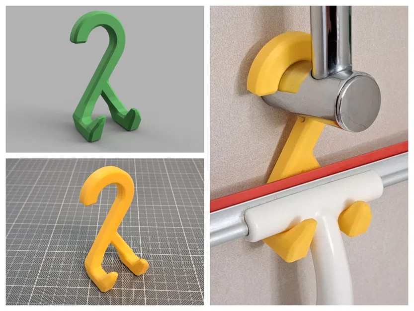 Kệ Giữ Cây Gạt Nước Phòng Tắm - Image 1