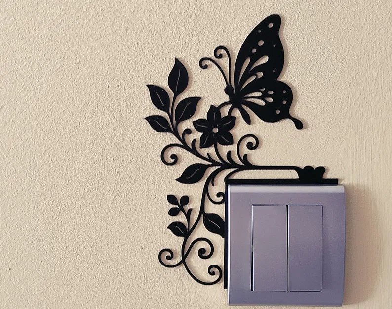 Bướm Trang Trí Cho Công Tắc Đèn V.6 - Image 1