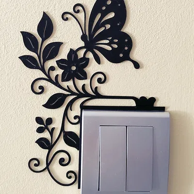 Bướm Trang Trí Cho Công Tắc Đèn V.6