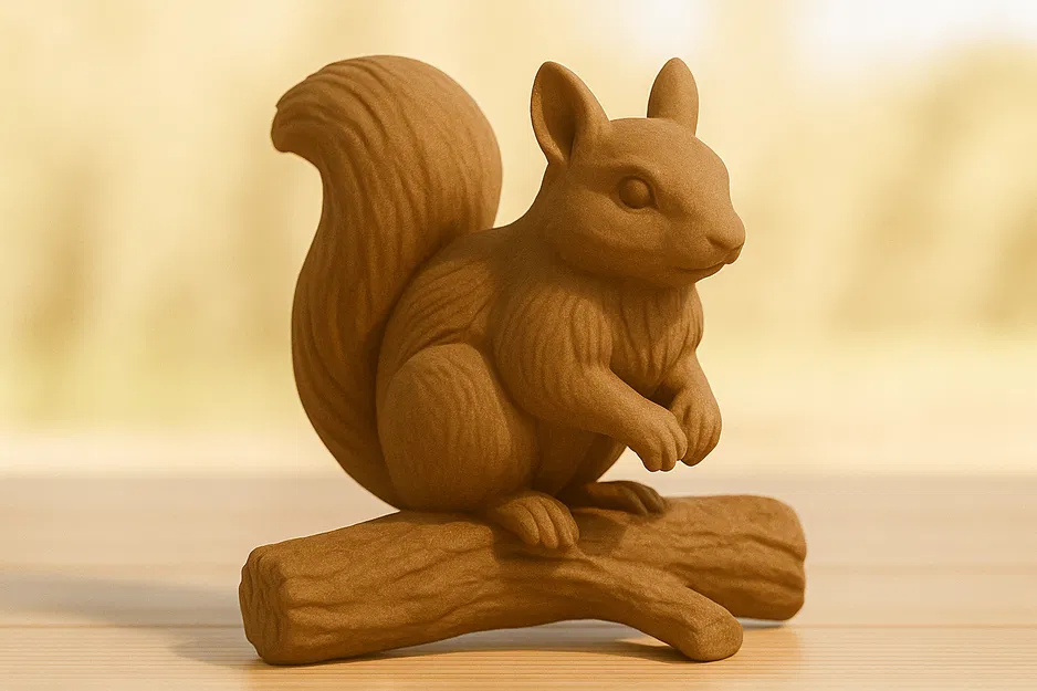 Mô hình Sóc 3D Lowpoly - Image 1