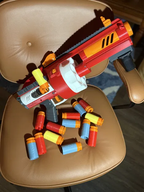 Shellfish - Súng Blaster Ổ Quay Tự Phóng Vỏ Đạn "Bựa" - Image 2