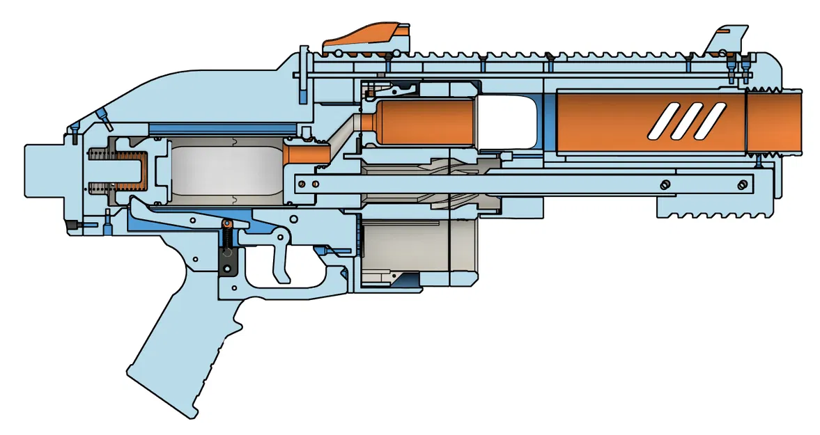 Shellfish - Súng Blaster Ổ Quay Tự Phóng Vỏ Đạn "Bựa" - Image 3
