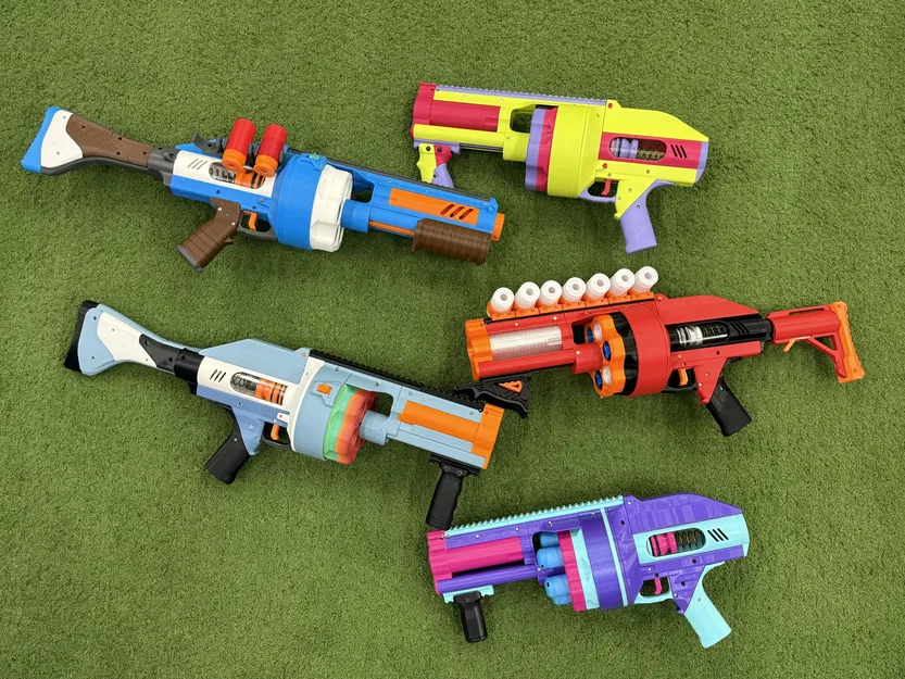 Shellfish - Súng Blaster Ổ Quay Tự Phóng Vỏ Đạn "Bựa" - Image 4