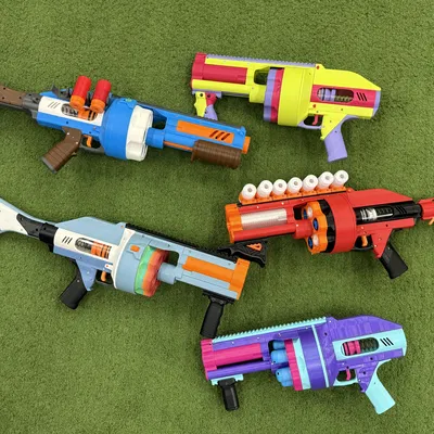 Shellfish - Súng Blaster Ổ Quay Tự Phóng Vỏ Đạn "Bựa"