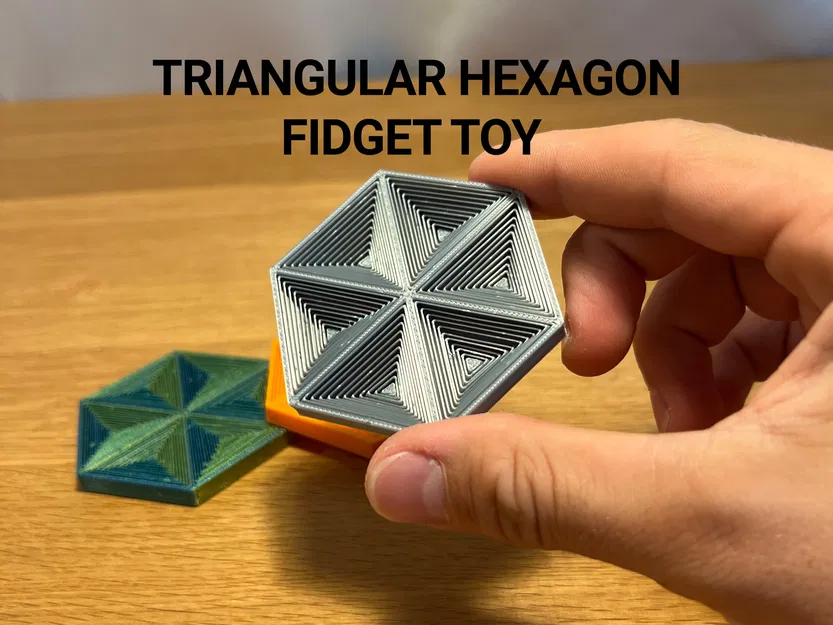 Đồ chơi Fidget Hình Tam Giác Lục Giác - Image 1