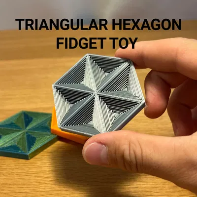 Đồ chơi Fidget Hình Tam Giác Lục Giác