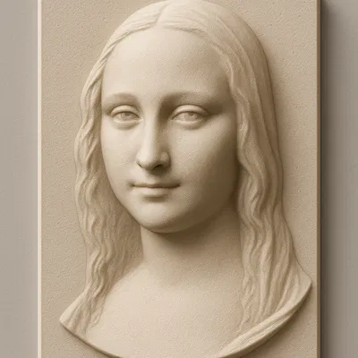 GoldenLisa – Phù Điêu Mona Lisa Vàng