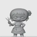 Mô Hình Zoey K-Pop Demon Hunters Kiểu Chibi - Thumbnail 3