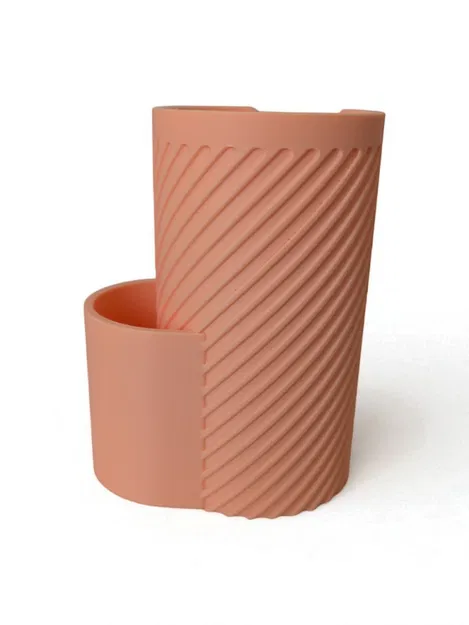 Hộp Đựng Bông Tẩy Trang & Tăm Bông Kiểu Dáng Hiện Đại Có Gân - Image 7