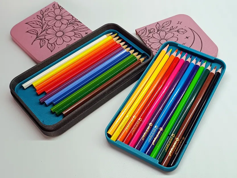 Hộp Đựng Bút Chì Màu và Bút Mực - Image 2