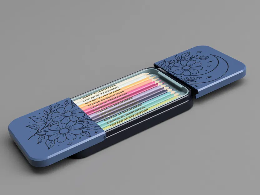 Hộp Đựng Bút Chì Màu và Bút Mực - Image 7